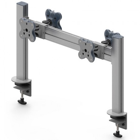 Four Monitor Arms - Clamp or Grommet Mount - Four Monitor Arms EGTB-4512D / 4512DG