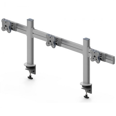 Triple Monitor Arms - Clamp or Grommet Mount - Triple Monitor Arm EGTB-4513 / 4513G