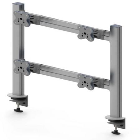 Four Monitor Arms - Clamp or Grommet Mount - Eight Monitor Arms EGTB-8024 / 8024G